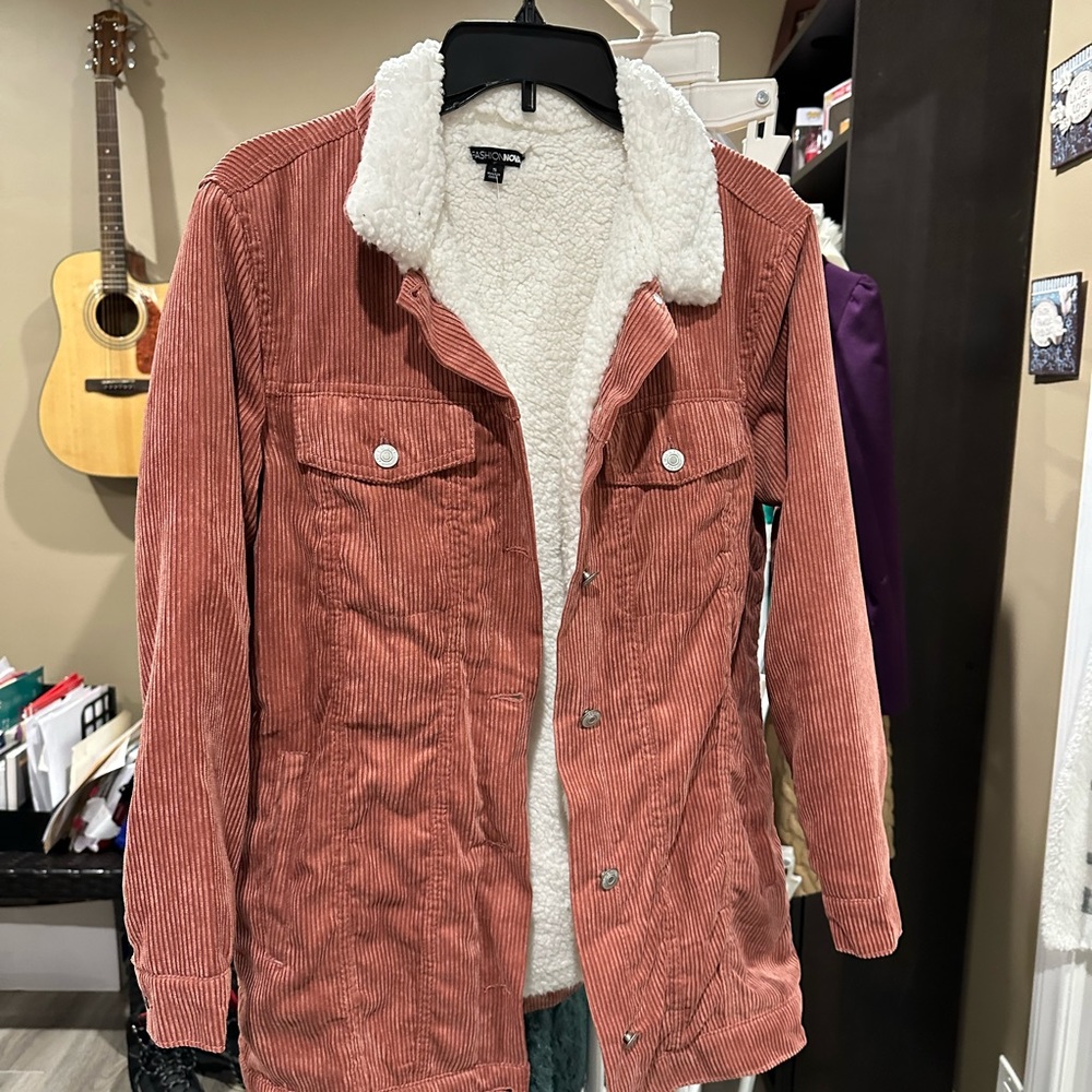 Hot pink jacket Fashion Nova Small